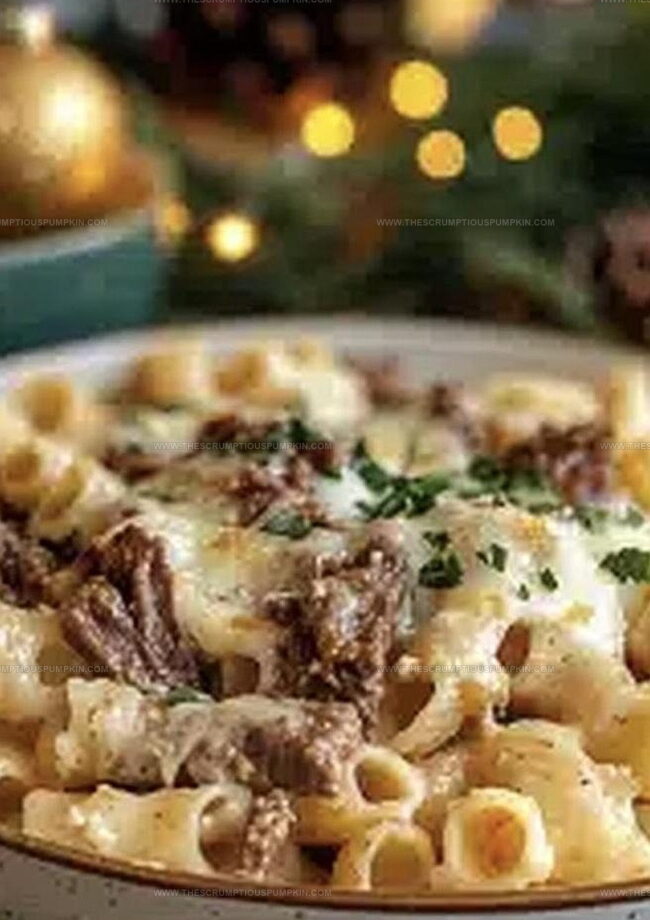 Why Philly Cheesesteak Pasta Is So Good