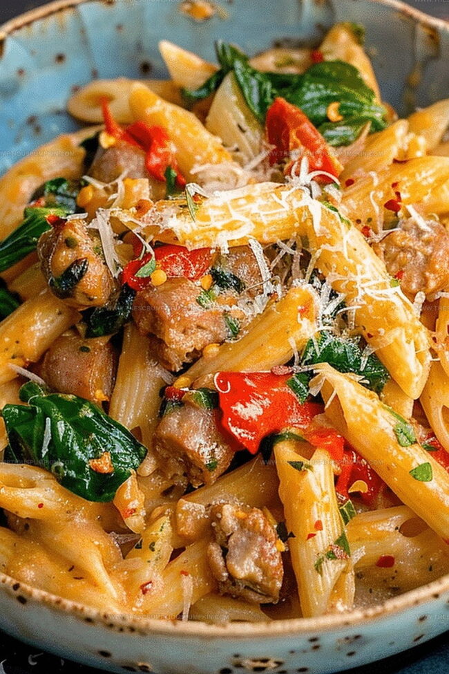 Creamy Tuscan Sausage Pasta That Delights Everyone