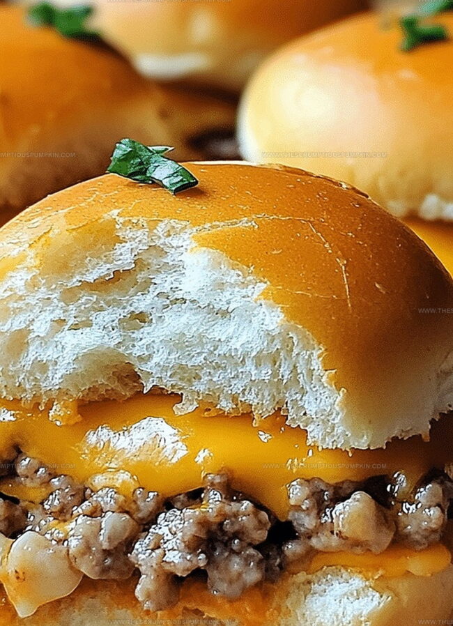 Cheeseburger Sliders Tips