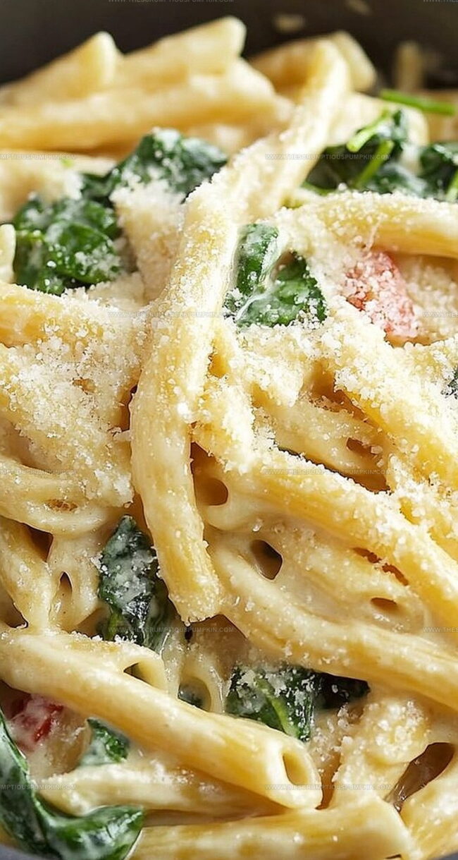 Tips That Work For Creamy Spinach Pasta