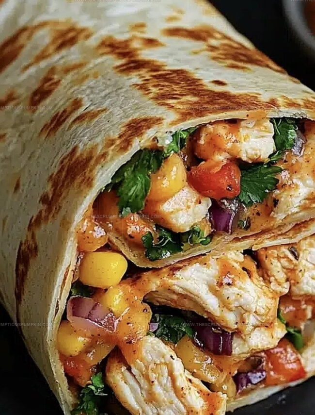 Why Crunchy Southwestern Chicken Wrap Is So Satisfying