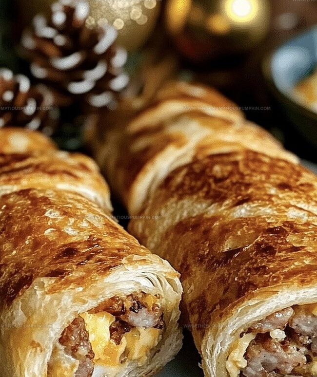 Why Sausage, Egg And Cheese Breakfast Roll-Ups Are So Tasty