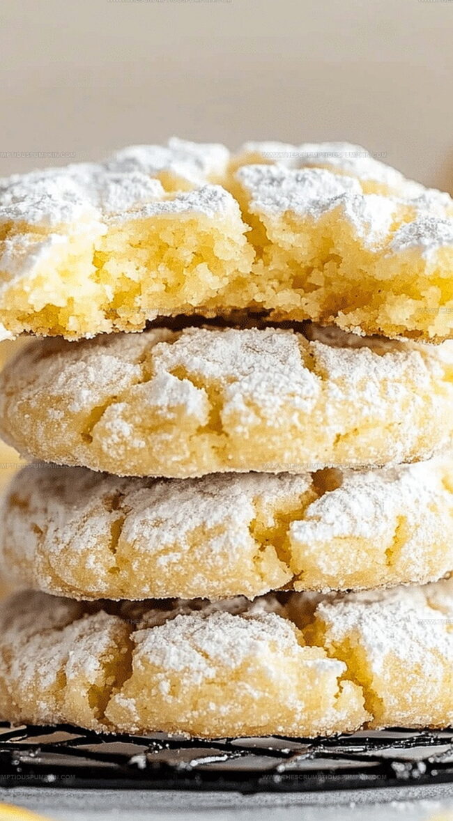 Lemon Crinkle Cookies: Zesty and Sweet
