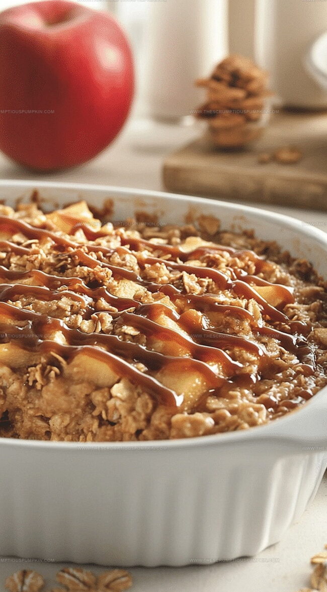 Caramel Apple Oatmeal Bake Recipe Overview