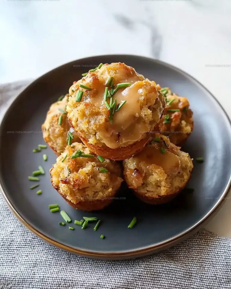 7669600 Gravy-Stuffed Stuffing Muffins Recipe